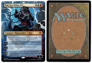 Ral, Crackling Wit (Borderless) from Bloomburrow Magic the Gathering Proxy