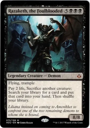 Razaketh The Foul Blooded Magic the Gathering Proxy