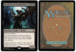Razaketh, the Foulblooded from Hour of Devastation Magic the Gathering Proxy