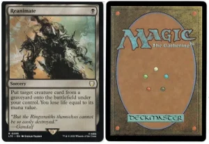 Reanimate from Commander: The Lord of the Rings: Tales of Middle-earth Magic the Gathering Proxy