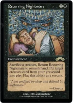MTG Recurring Nightmare 英語版 Recurring Nightmare Magic the Gathering Proxy
