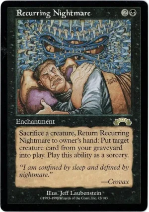 Recurring Nightmare 1 Magic the Gathering Proxy