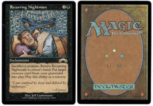 Recurring Nightmare from Exodus Magic the Gathering Proxy
