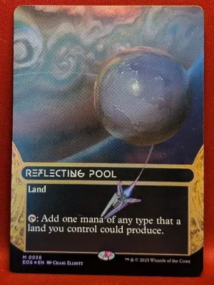 FOIL Reflecting Pool (0036) (Borderless) from Edge of Eternities: Stellar SightsMagic the Gathering Proxy