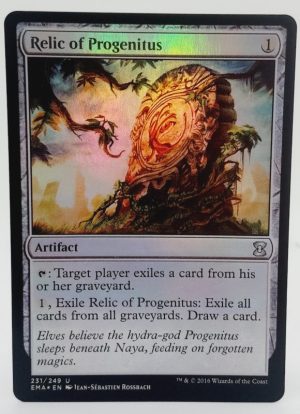 FOIL Relic of Progenitus from Eternal Masters Proxy