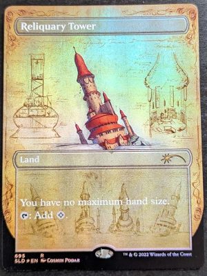 FOIL Reliquary Tower (Borderless) from Secret Lair Drop Series Proxy