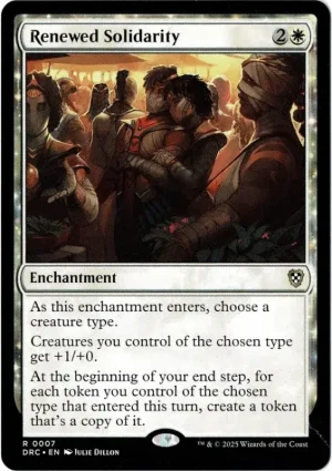 Renewed Solidarity Magic the Gathering Proxy
