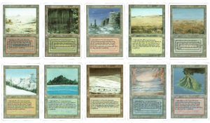 Dual Lands Revised Magic the Gathering Proxy Card Set