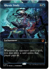 Rhystic Study Anime Magic the Gathering Proxy