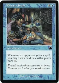 Rhystic Study Pro Magic the Gathering Proxy