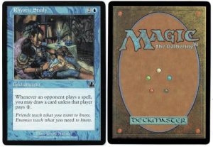 Rhystic Study from Prophecy Magic the Gathering Proxy