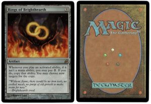 Rings of Brighthearth from Lorwyn Magic the Gathering Proxy