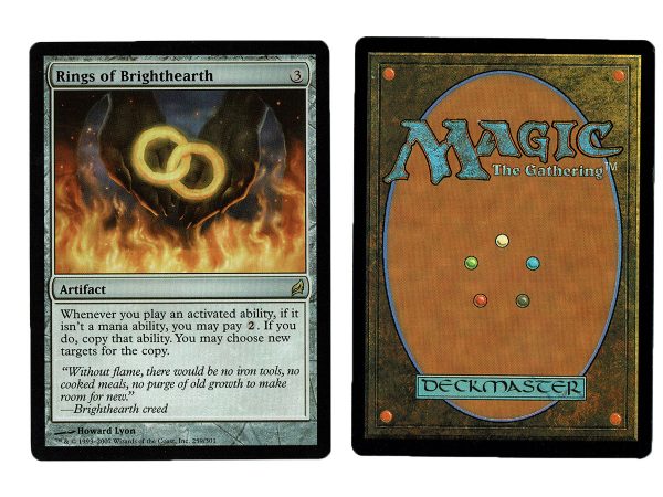 Rings of Brighthearth from Lorwyn Magic the Gathering MTG Proxy Card