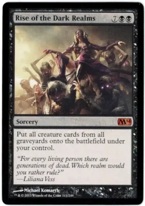 Rise of the Dark Realms from Magic 2014 Magic the Gathering Proxy