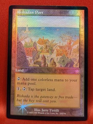 FOIL Rishadan Port from Judge Promo Magic the Gathering Proxy