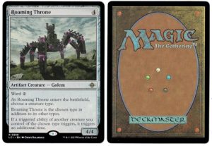Roaming Throne from The Lost Caverns of Ixalan Magic the Gathering Proxy