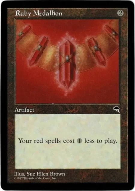 Ruby Medallion 1 Magic the Gathering Proxy
