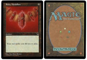 Ruby Medallion from Tempest Magic the Gathering Proxy