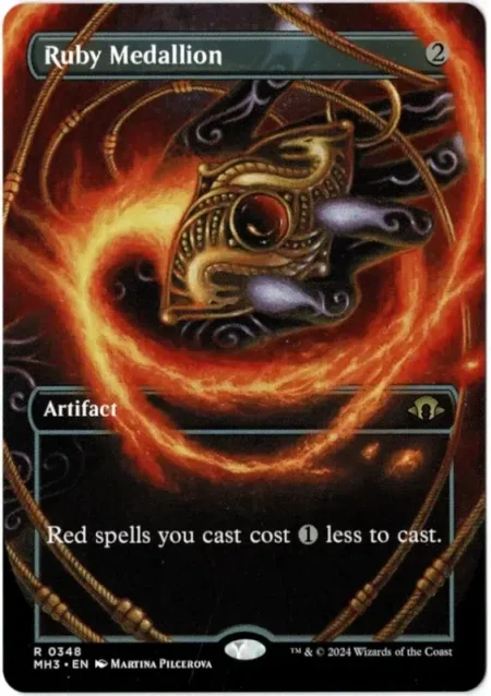Ruby Medallion Borderless Magic the Gathering Proxy