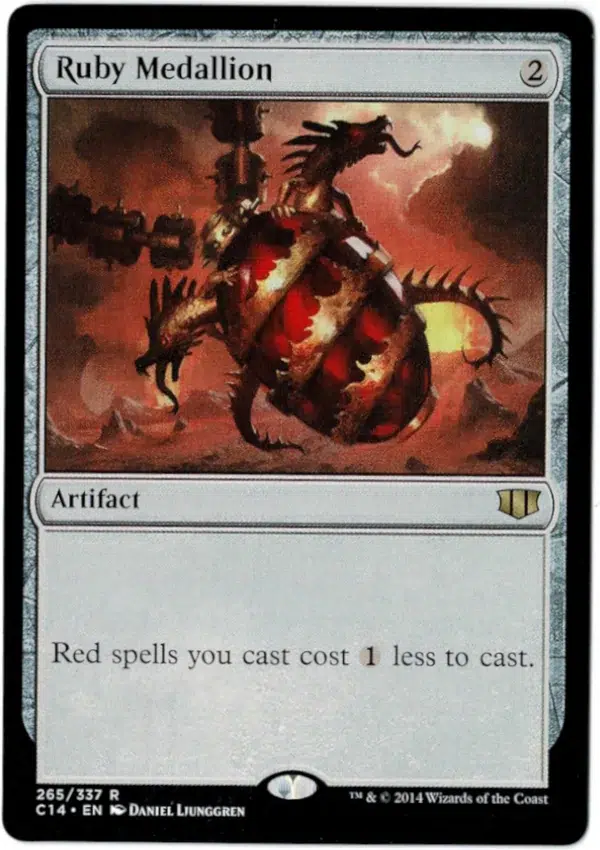 Ruby Medallion Commander Magic the Gathering Proxy