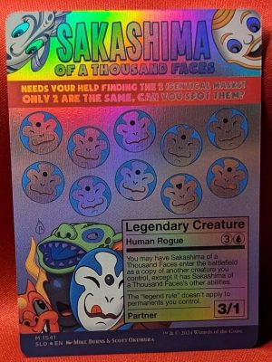 FOIL Sakashima of a Thousand Faces from Secret Lair Drop Series Magic the Gathering Proxy