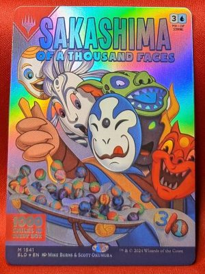 FOIL Sakashima of a Thousand Faces from Secret Lair Drop Series Magic the Gathering Proxy