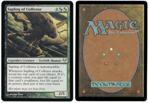 Sapling of Colfenor from Eventide Magic the Gathering Proxy
