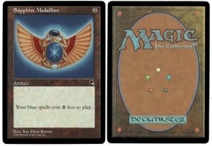 Sapphire Medallion from Tempest Magic the Gathering Proxy