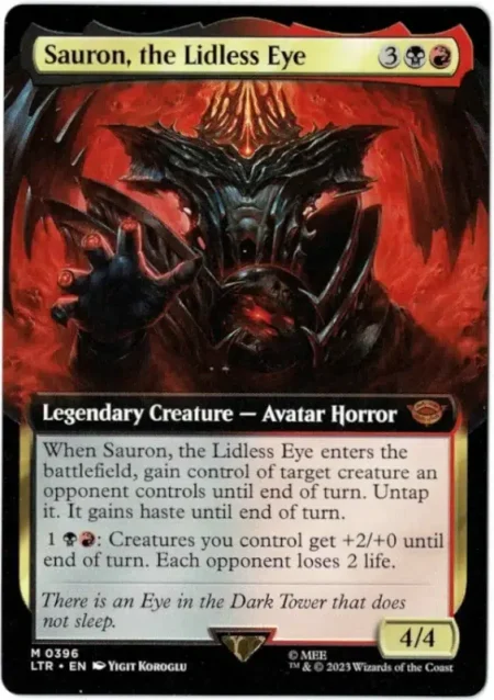 Sauron Magic the Gathering Proxy