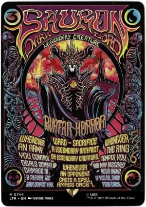 Sauron Dark Lord Sld Magic the Gathering Proxy