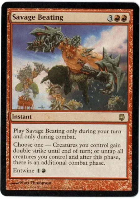 Savage Beating Magic the Gathering Proxy