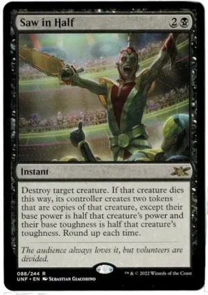 Saw In Half Magic the Gathering Proxy