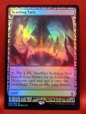 FOIL Scalding Tarn from Zendikar Expedition Magic the Gathering Proxy
