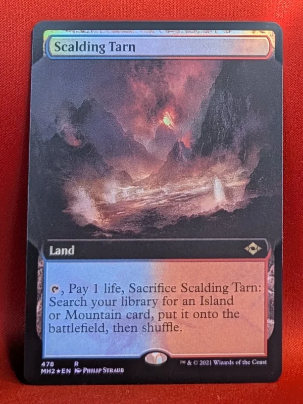 Scalding tarn ext art foil – mtg proxy