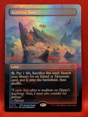 FOIL Scalding Tarn (Borderless) from Special Guests Magic the Gathering Proxy