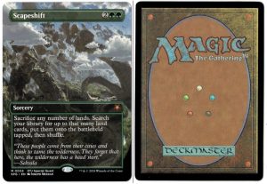 Scapeshift (Borderless) from Special Guests Magic the Gathering Proxy