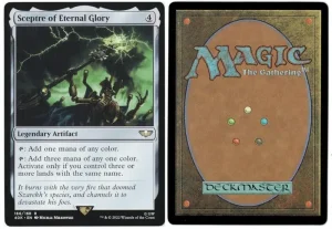 FOIL Sceptre of Eternal Glory from Universes Beyond: Warhammer 40,000 Magic the Gathering Proxy