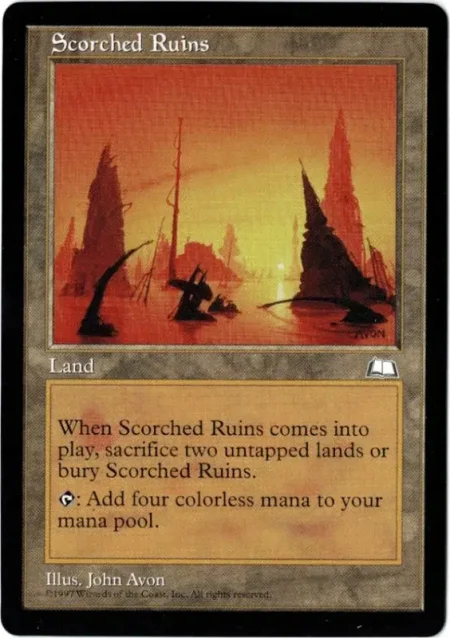 Scorched Ruins Magic the Gathering Proxy