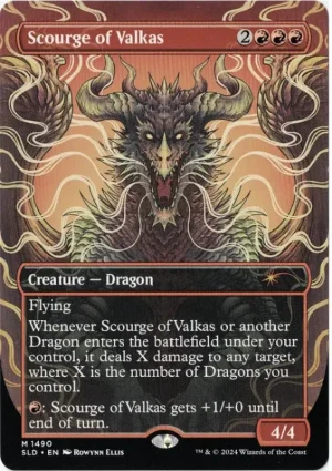 Scourge Of Valkas Magic the Gathering Proxy