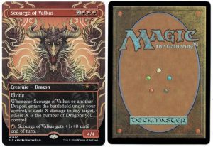 Scourge of Valkas from Secret Lair Drop Series Magic the Gathering Proxy