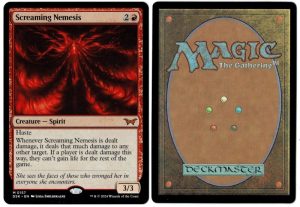 Screaming Nemesis from Duskmourn: House of Horror Magic the Gathering Proxy