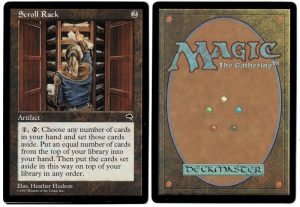 Scroll Rack from Tempest Magic the Gathering Proxy