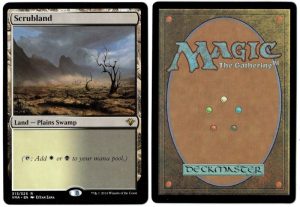 Scrubland from Vintage Masters Magic the Gathering Proxy