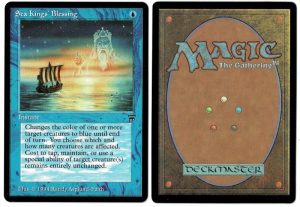 Sea Kings' Blessing from Legends Magic the Gathering Proxy
