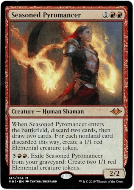 Seasoned Pyromancer 1 Magic the Gathering Proxy