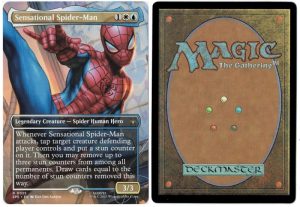Sensational Spider-man from Marvel's Spider-man Magic the Gathering Proxy
