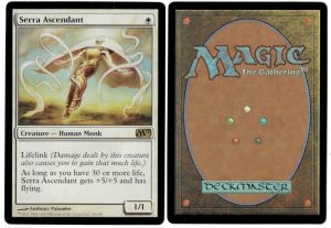 Serra Ascendant from Magic 2011 Magic the Gathering Proxy
