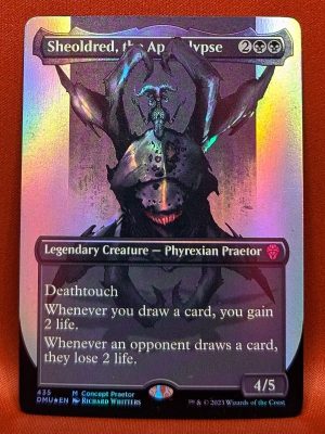 FOIL Sheoldred, the Apocalypse (Concept Praetor) from Phyrexia: All Will Be One MTG Magic the Gathering Proxy