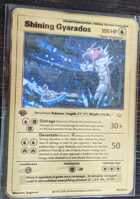 Pokemon Card Metal Replica