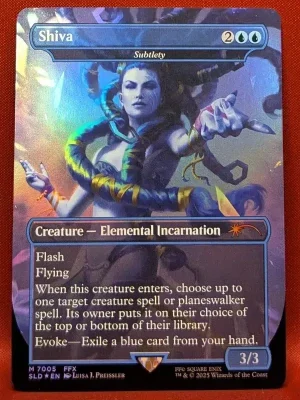 FOIL Shiva (Subtlety) from Secret Lair Drop Series Magic the Gathering Proxy